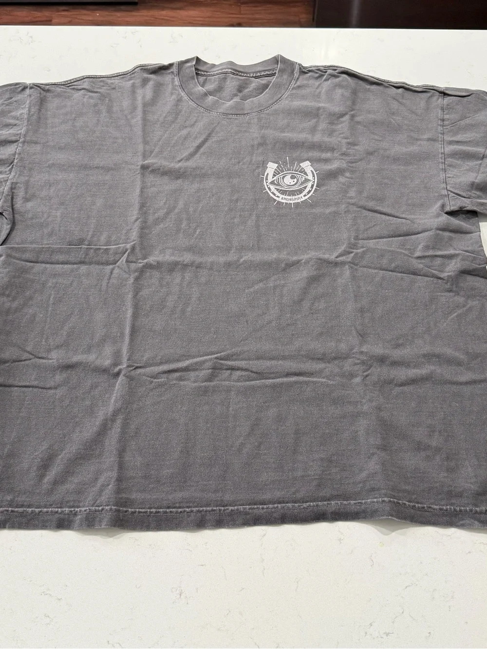 Men's Bad Bunny  Graphic T-Shirt Gray Concert Merch. Size: XXL